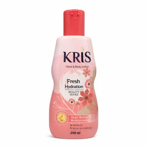 لوسیون بدن کریس KRIS مدل Fresh Hydration صورتی حجم 200 میل
