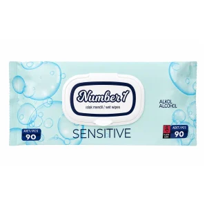 دستمال مرطوب کودک نامبر وان Sensitive 90 عددی