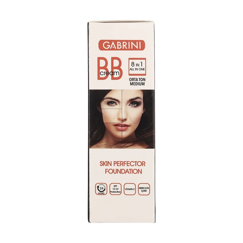 کرم پودر BB مایع SPF 15 کابرینی مدل 8IN1