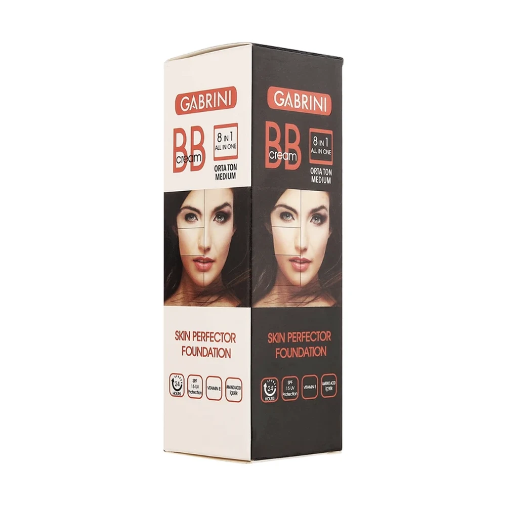 کرم پودر BB مایع SPF 15 کابرینی مدل 8IN1