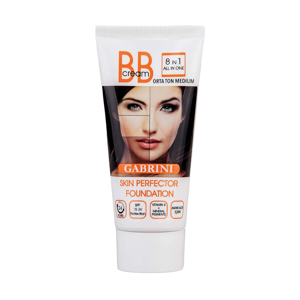 کرم پودر BB مایع SPF 15 کابرینی مدل 8IN1