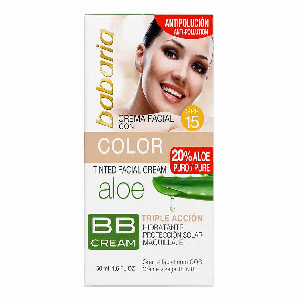 بی بی کرم آلوئه ورا باباریا با SPF15 حجم 50 میلیلیتر