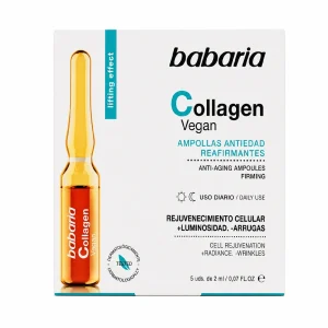 بسته‌بندی آمپول کلاژن وگان باباریا مدل Anti-Aging Firming