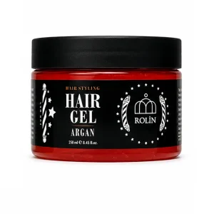 ژل مو رولین قرمز مدل Argan با جلوه براق و حالت‌دهی قوی
